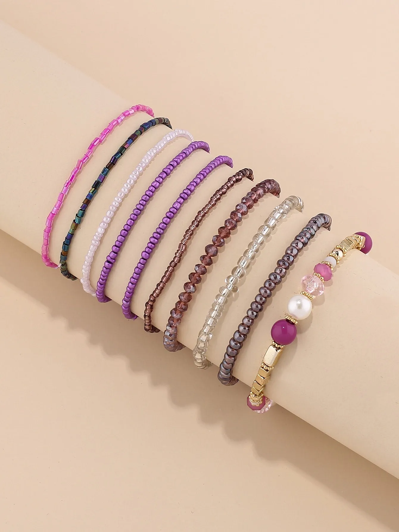 10pcs Beaded Bracelet