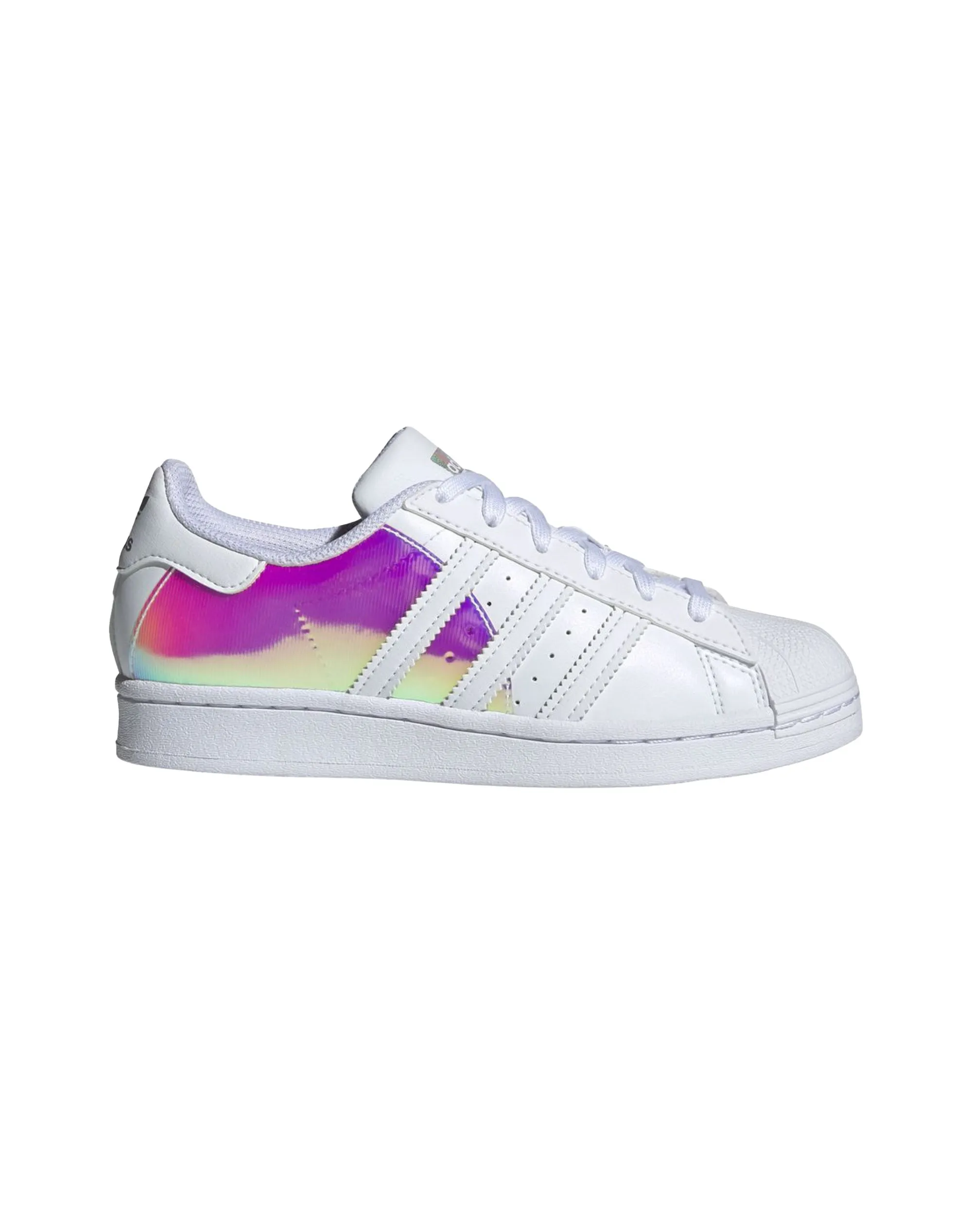 Adidas Superstar J Bianco Glitter