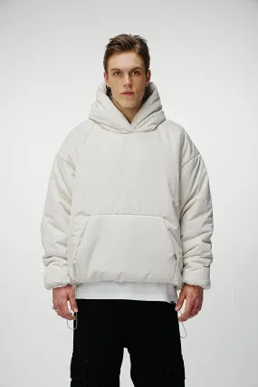 Airdrop Puffer Hoodie - Cream