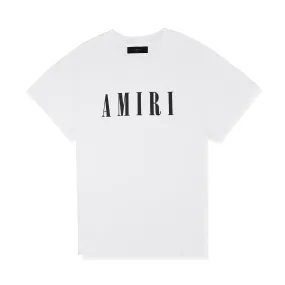 Amiri Logo White T Shirt