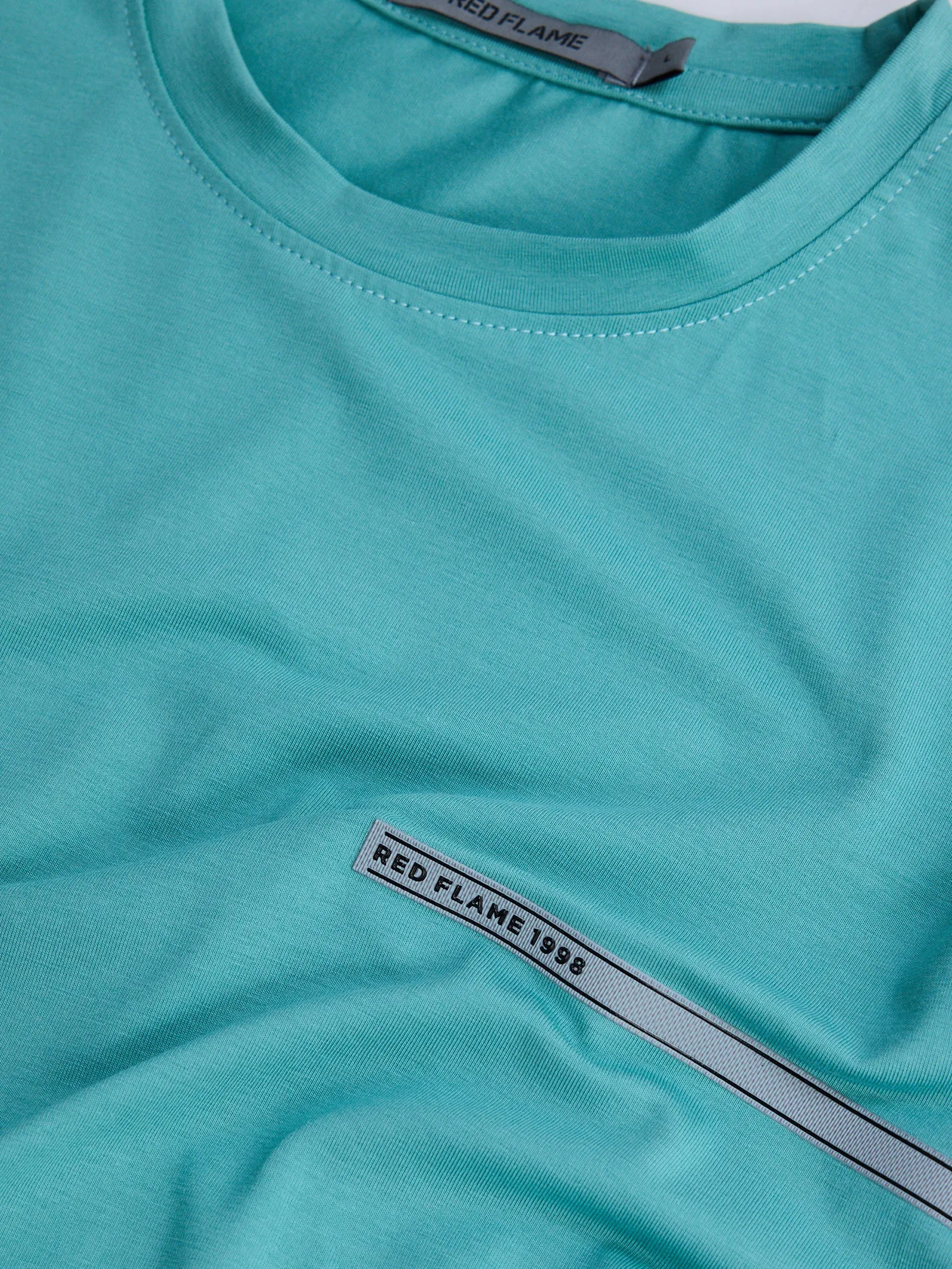 Aqua Green Supima Cotton Stretch T-Shirt