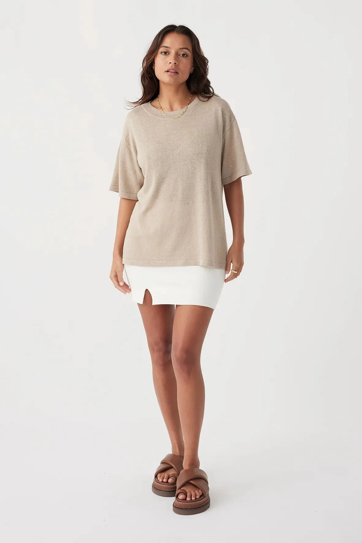 Arcaa Hugo T-shirt - Taupe