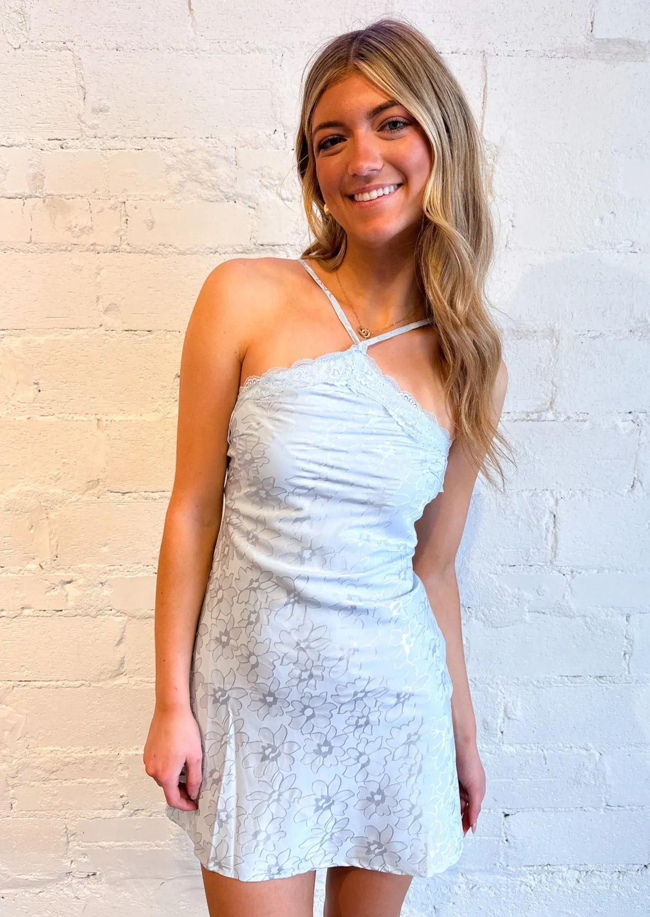 Baby Blues Halter Dress