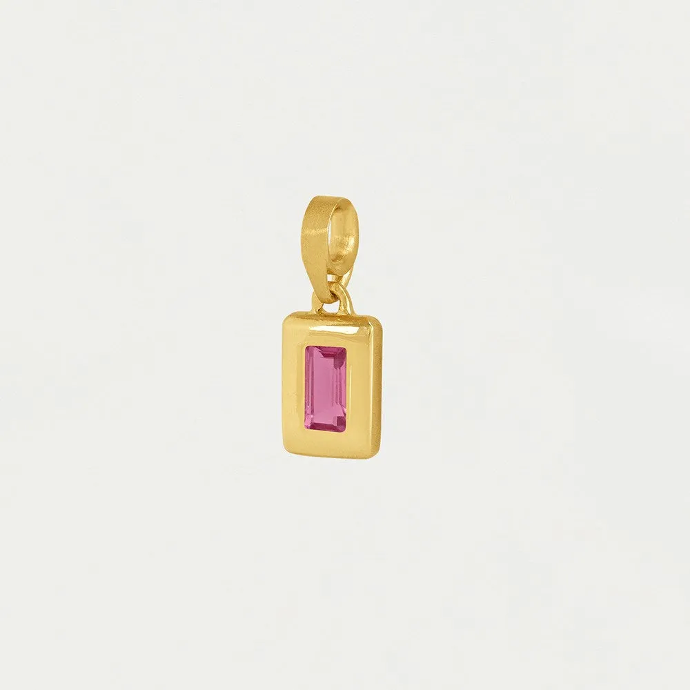 Baguette Birthstone Charm