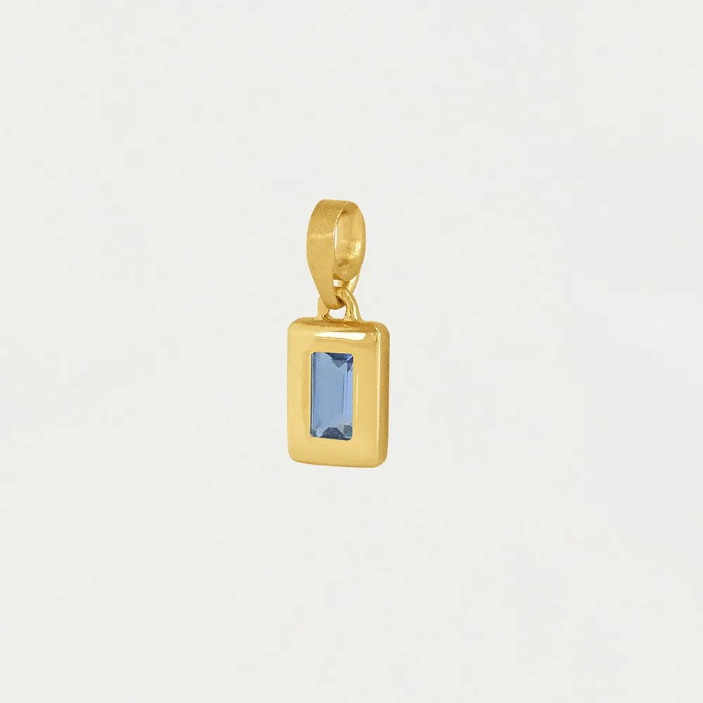 Baguette Birthstone Charm