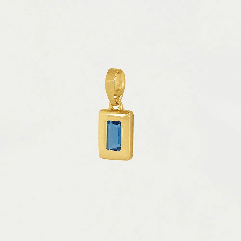 Baguette Birthstone Charm