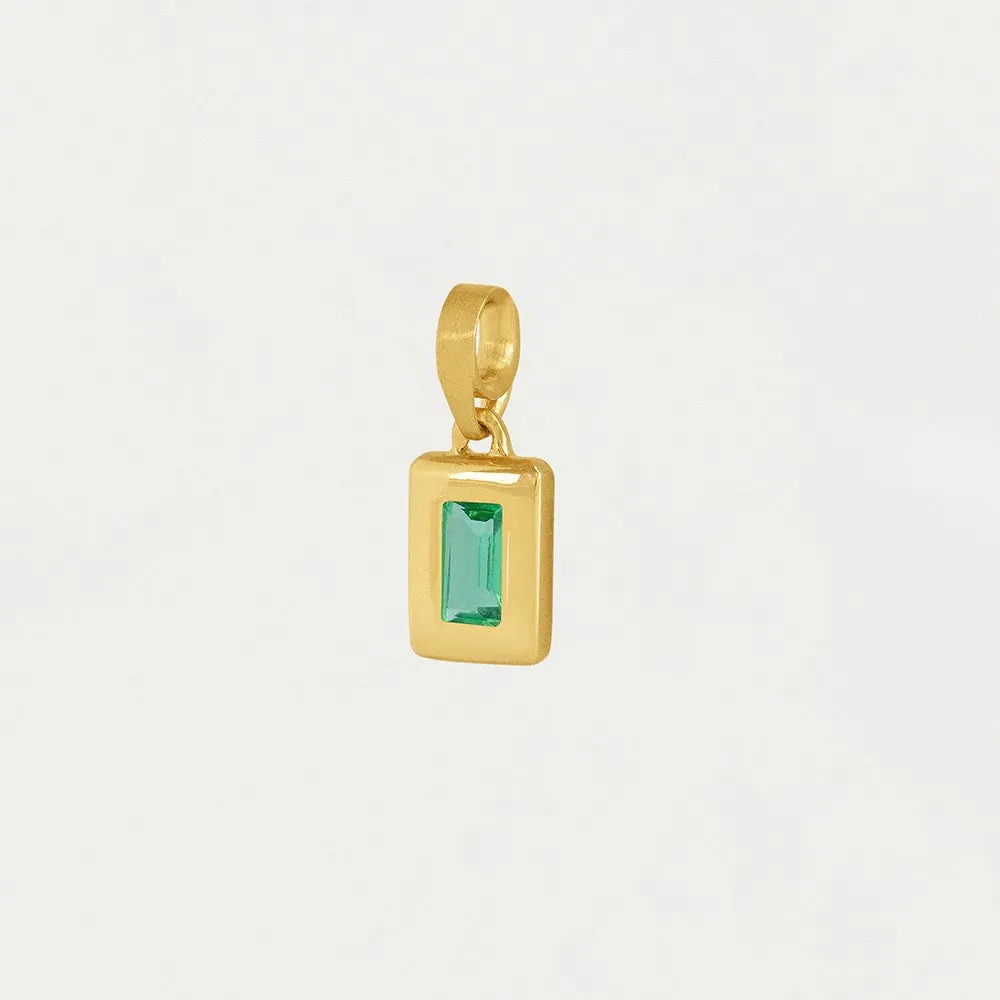 Baguette Birthstone Charm