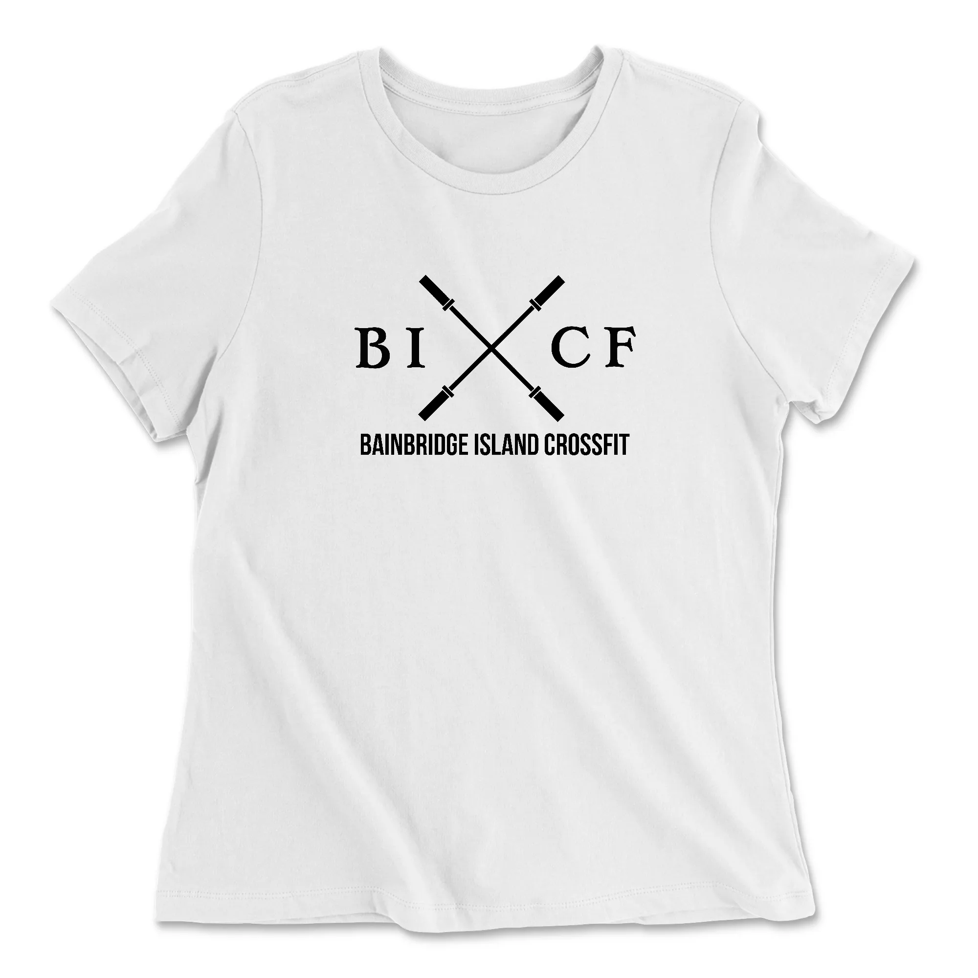 Bainbridge Island CrossFit BICF Womens - Relaxed Jersey T-Shirt