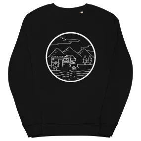 Berge - Camping Van - (13) - Unisex Premium Organic Sweatshirt