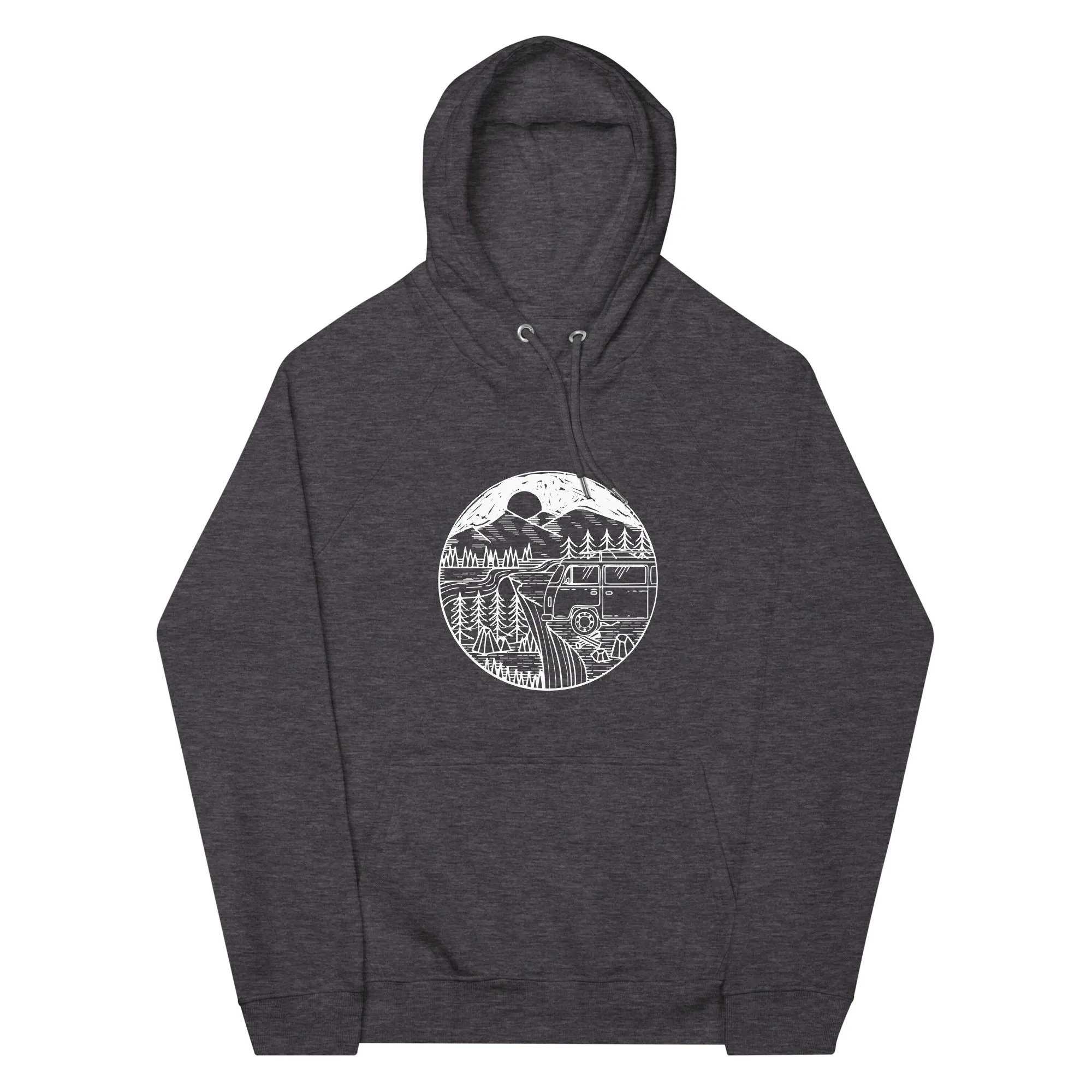 Berge - Camping Van - Unisex Premium Organic Hoodie