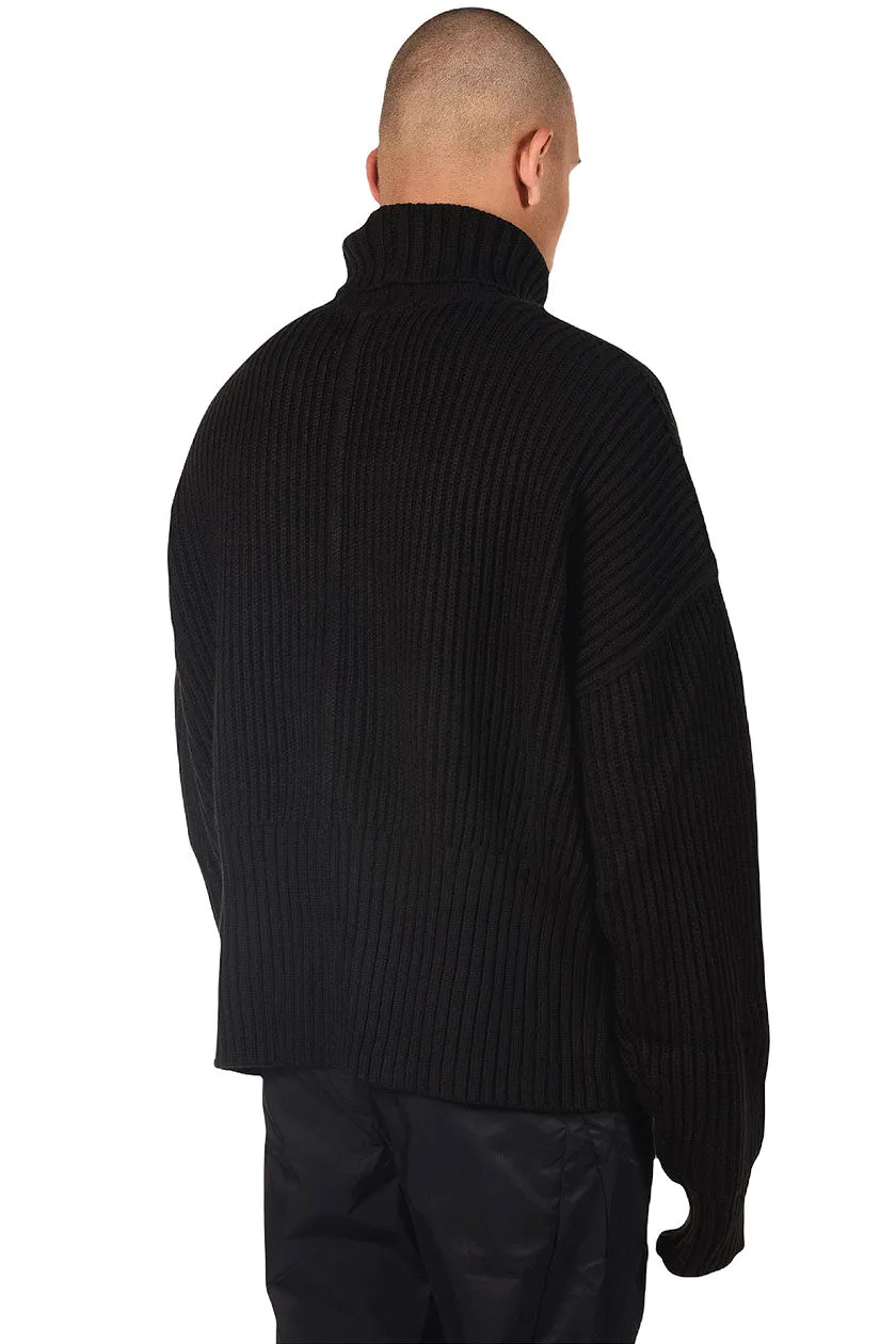 Black Turtle Neck Sweater