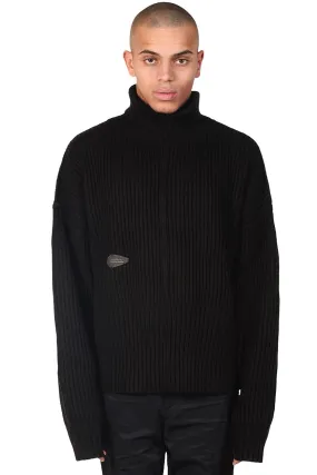 Black Turtle Neck Sweater