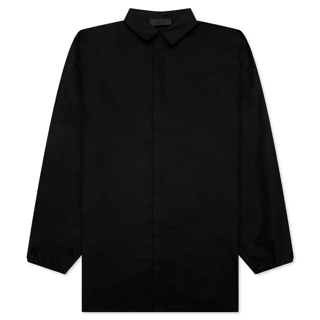 Button Down Shirt - Jet Black