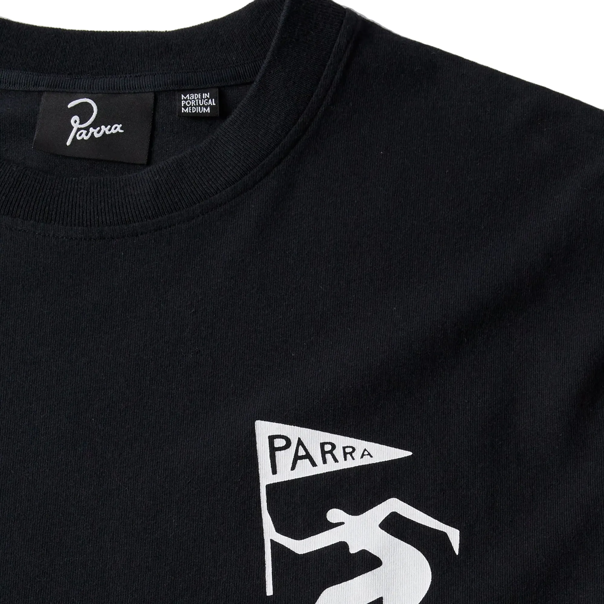 By Parra Neurotic Flag Long Sleeve T-Shirt Black