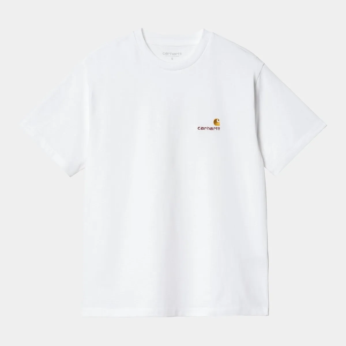 Carhartt WIP W S/S American Script White