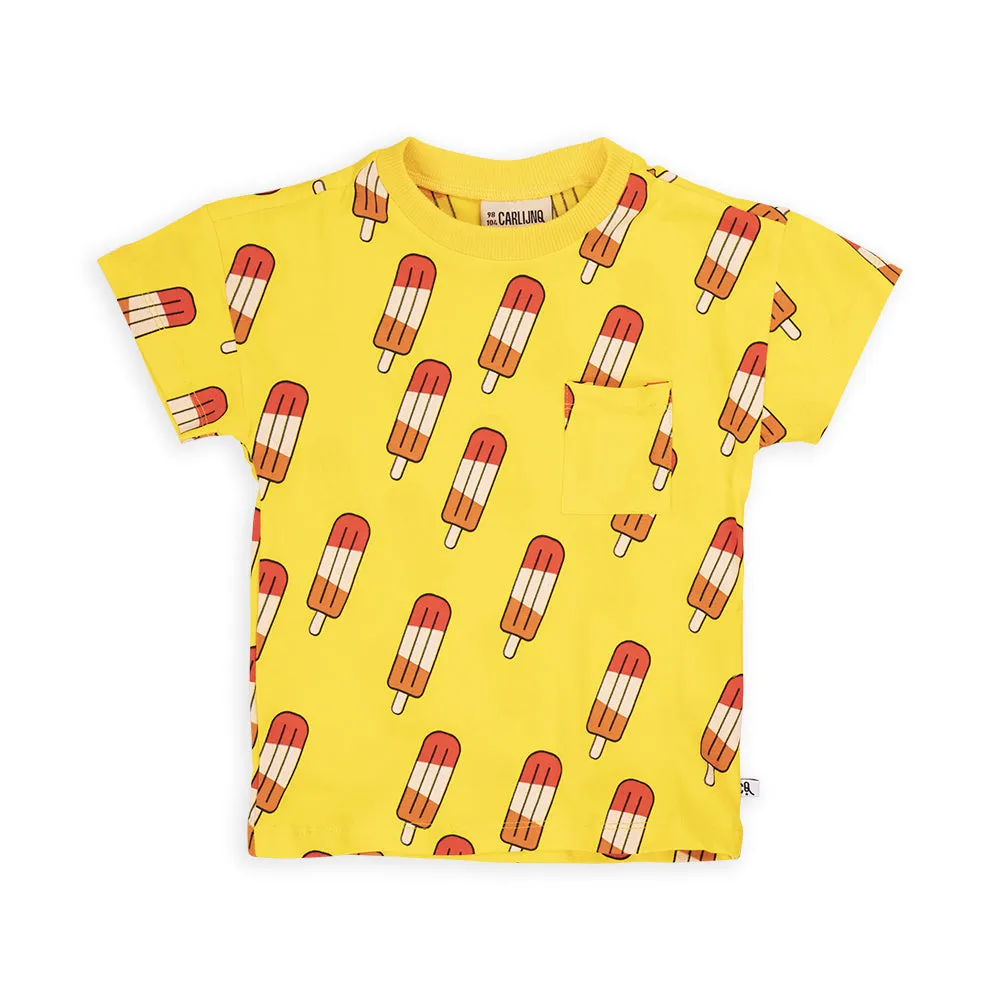 CarlijnQ Popsicle Crew Neck Organic Cotton T-Shirt