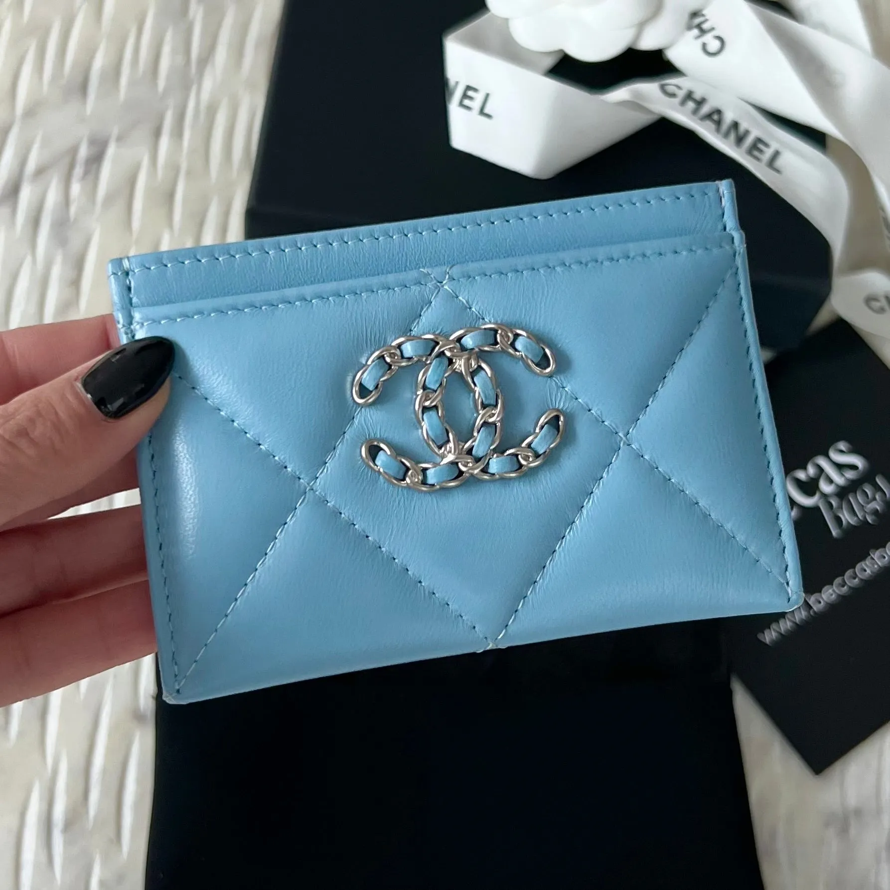 Chanel 19 Card Holder