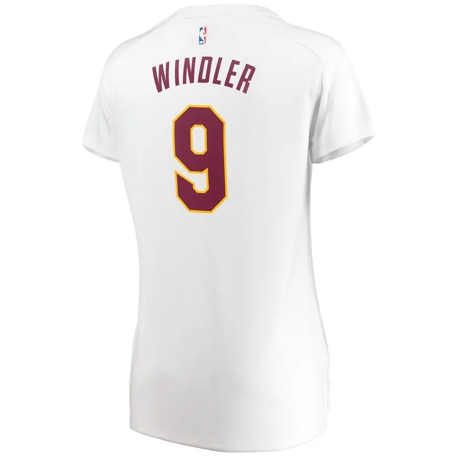 Cleveland Cavaliers Dylan Windler Fanatics Branded Replica Fast Break Association Jersey Womens - White | Ireland X1004R2