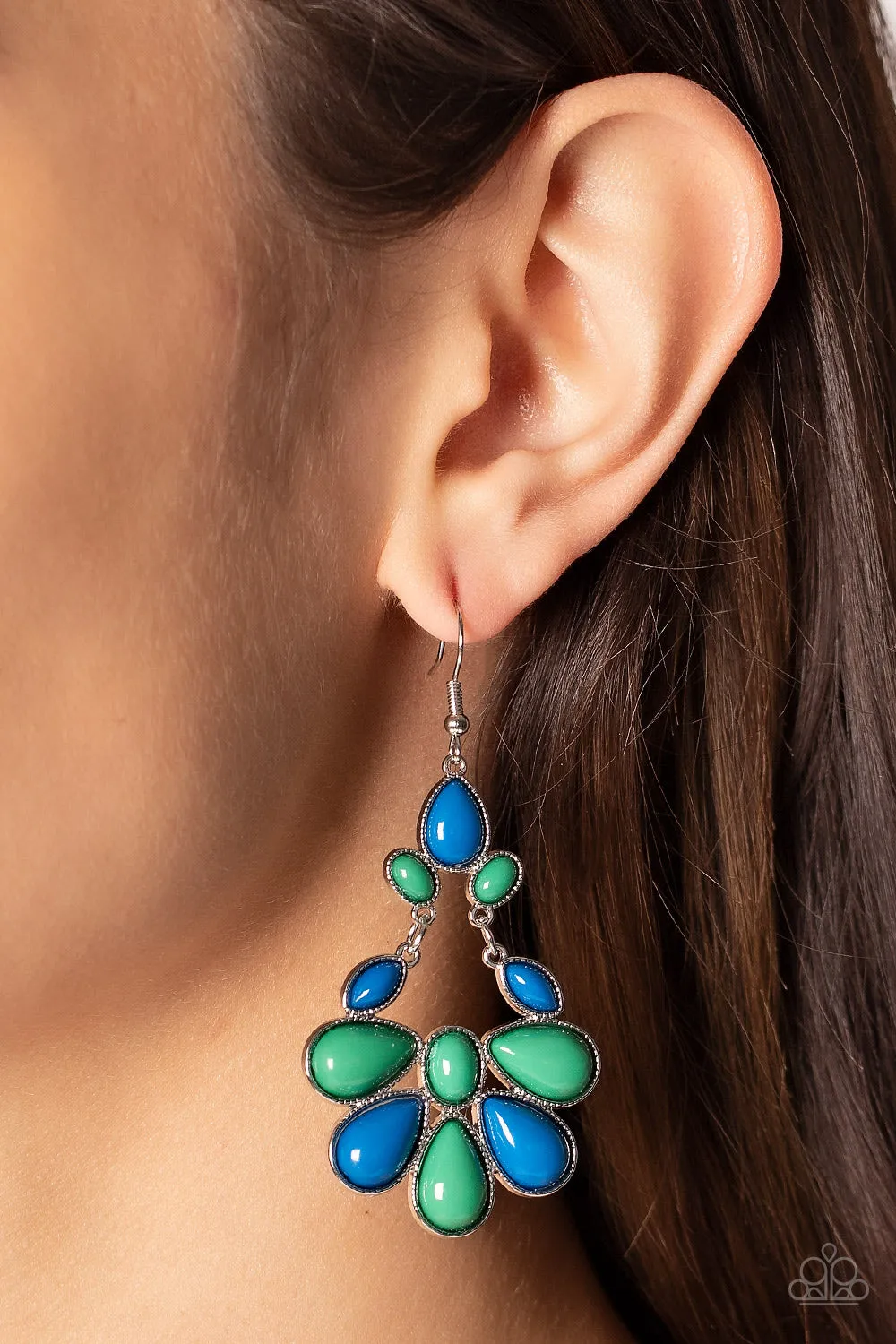 Colorfully Canopy - Multi Paparazzi Earrings