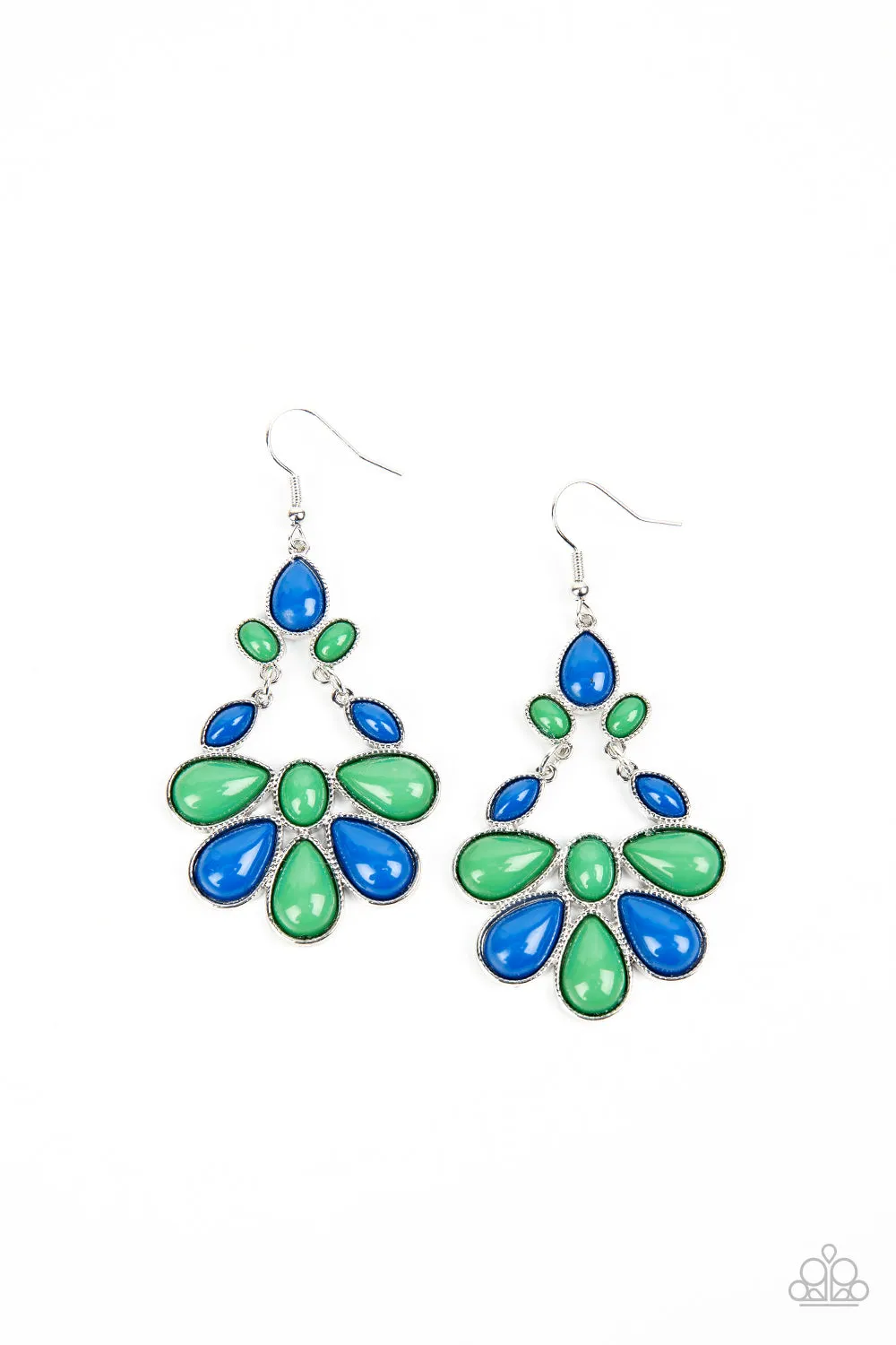 Colorfully Canopy - Multi Paparazzi Earrings