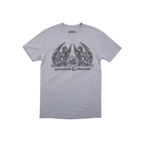 D&D Dragons Heather Grey Tee