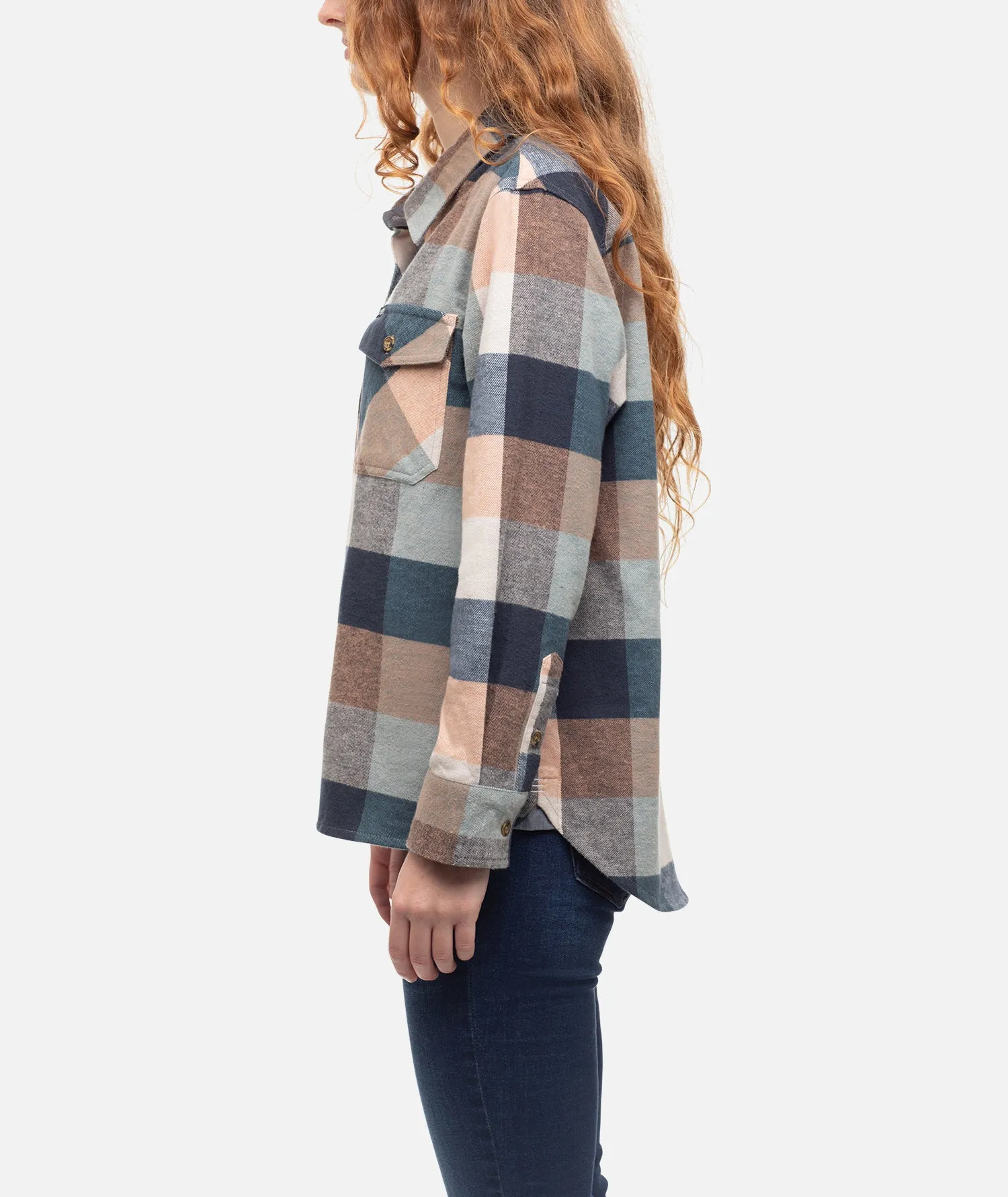 Delray Boyfriend Flannel - Sand