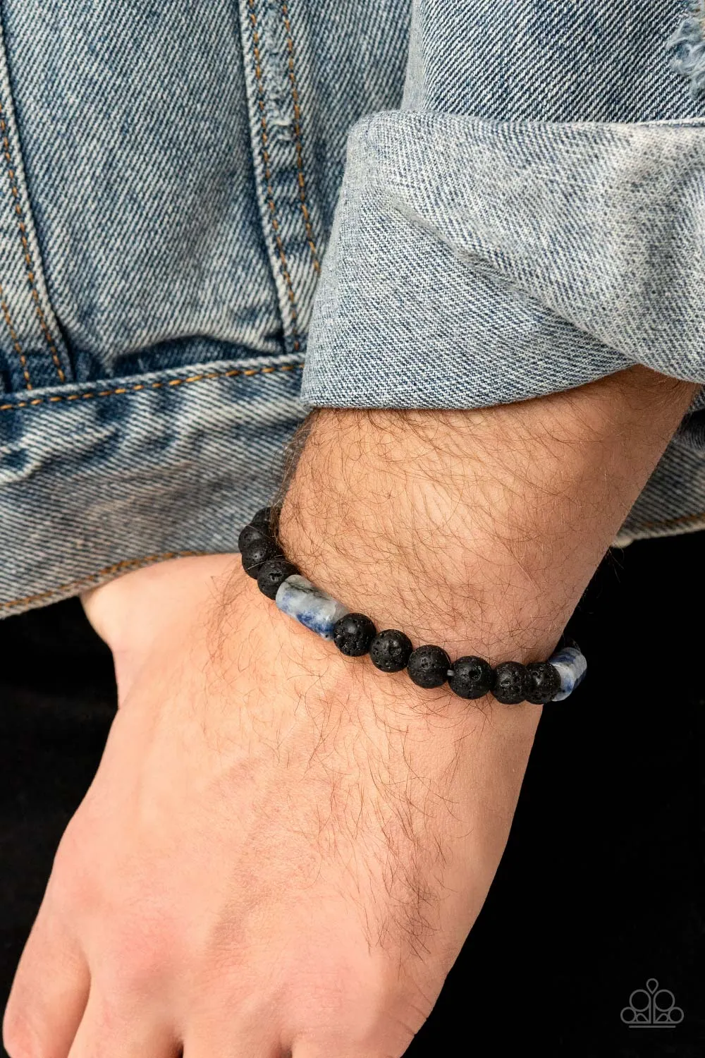 Earthy Energy - Blue Paparazzi Urban Bracelet