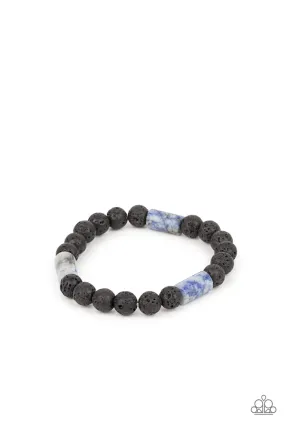 Earthy Energy - Blue Paparazzi Urban Bracelet