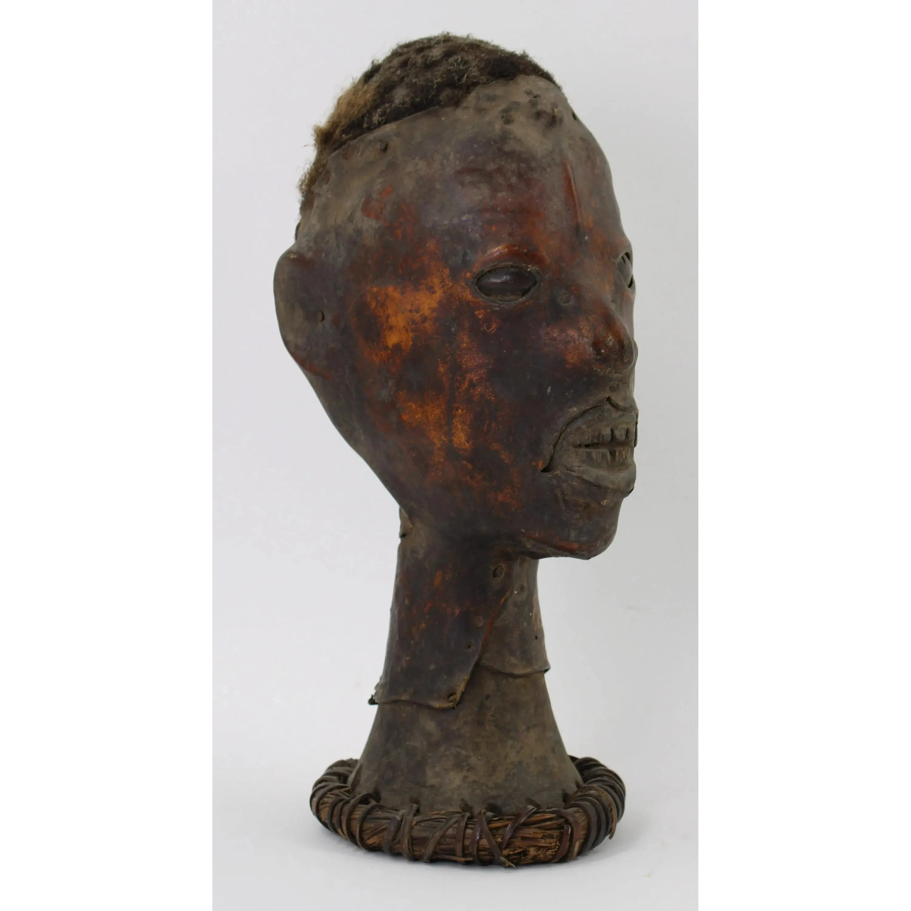 Ekoi Ejagham Hide Covered Headdress, Nigeria #973