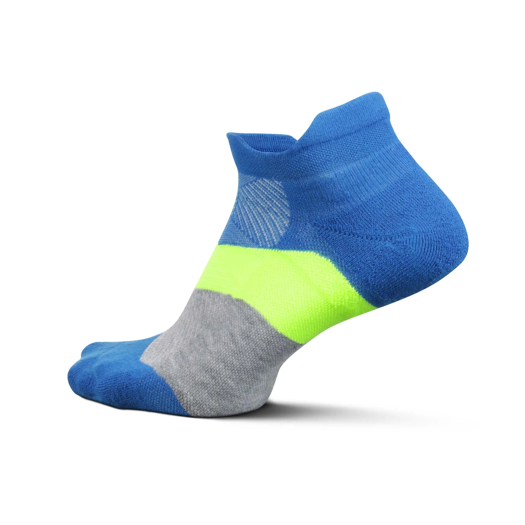 Feetures | Unisex Elite Max Cushion No Show Tab - Boulder Blue