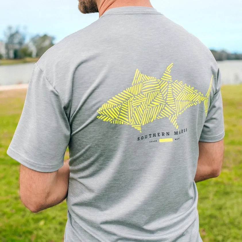 FieldTec™ Heathered Performance Tee - Tuna