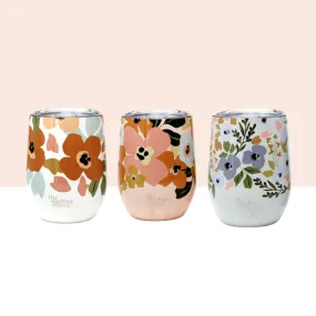 Floral Wine Tumbler ~ Various Styles