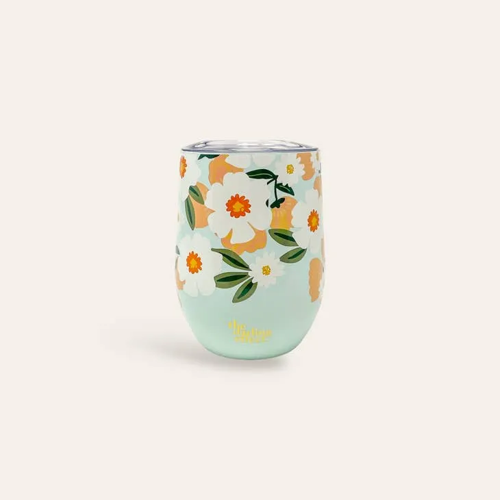 Floral Wine Tumbler ~ Various Styles