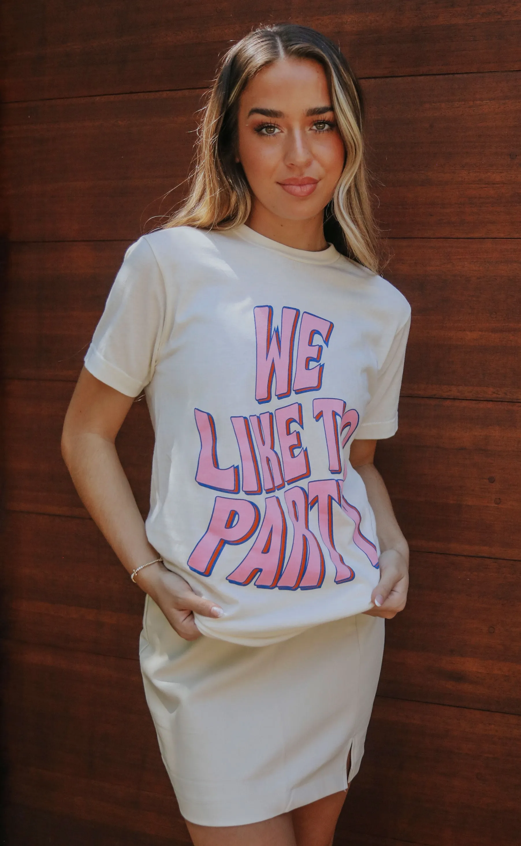 friday   saturday: we like to party t shirt