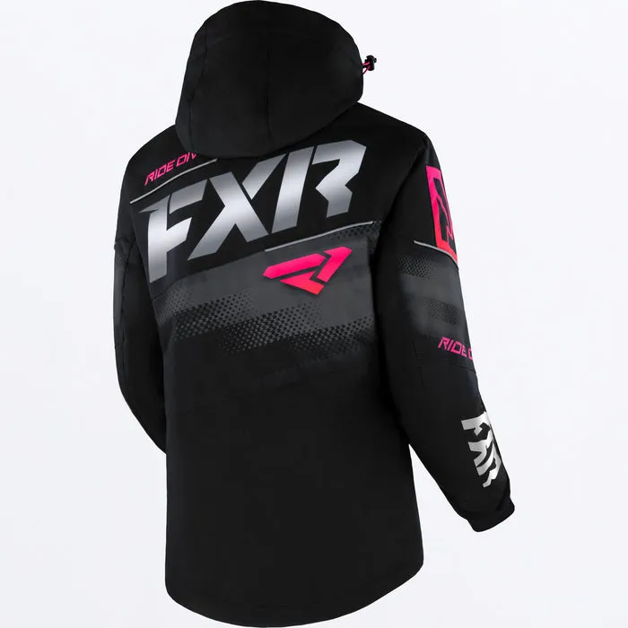 FXR Women's Boost FX Jacket Black/Raspberry Fade