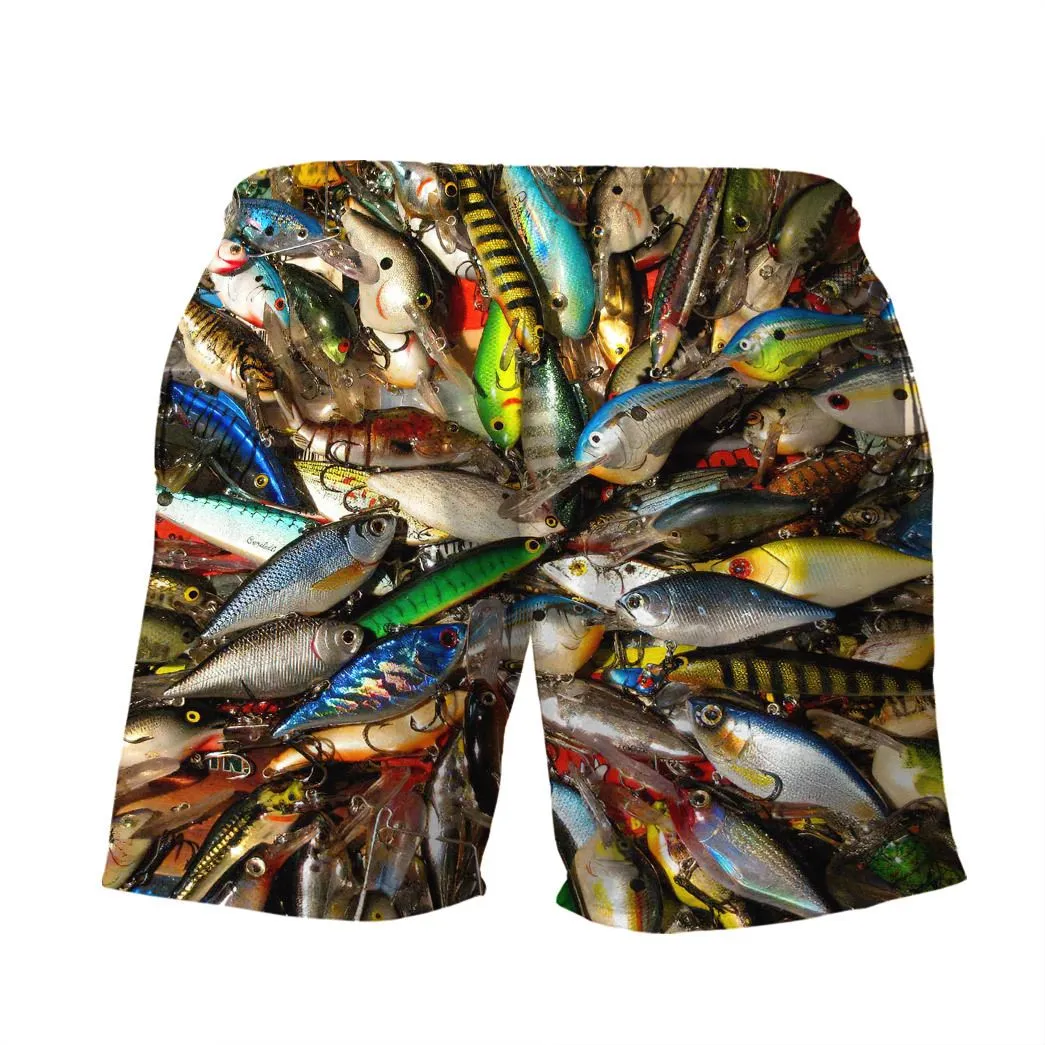 Gearhuman 3D Fishing Baits Stainless Steal Shorts