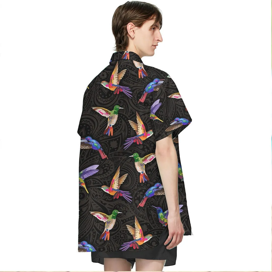 Gearhuman 3D Hummingbirds Hawaii Shirt