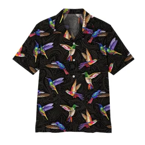 Gearhuman 3D Hummingbirds Hawaii Shirt