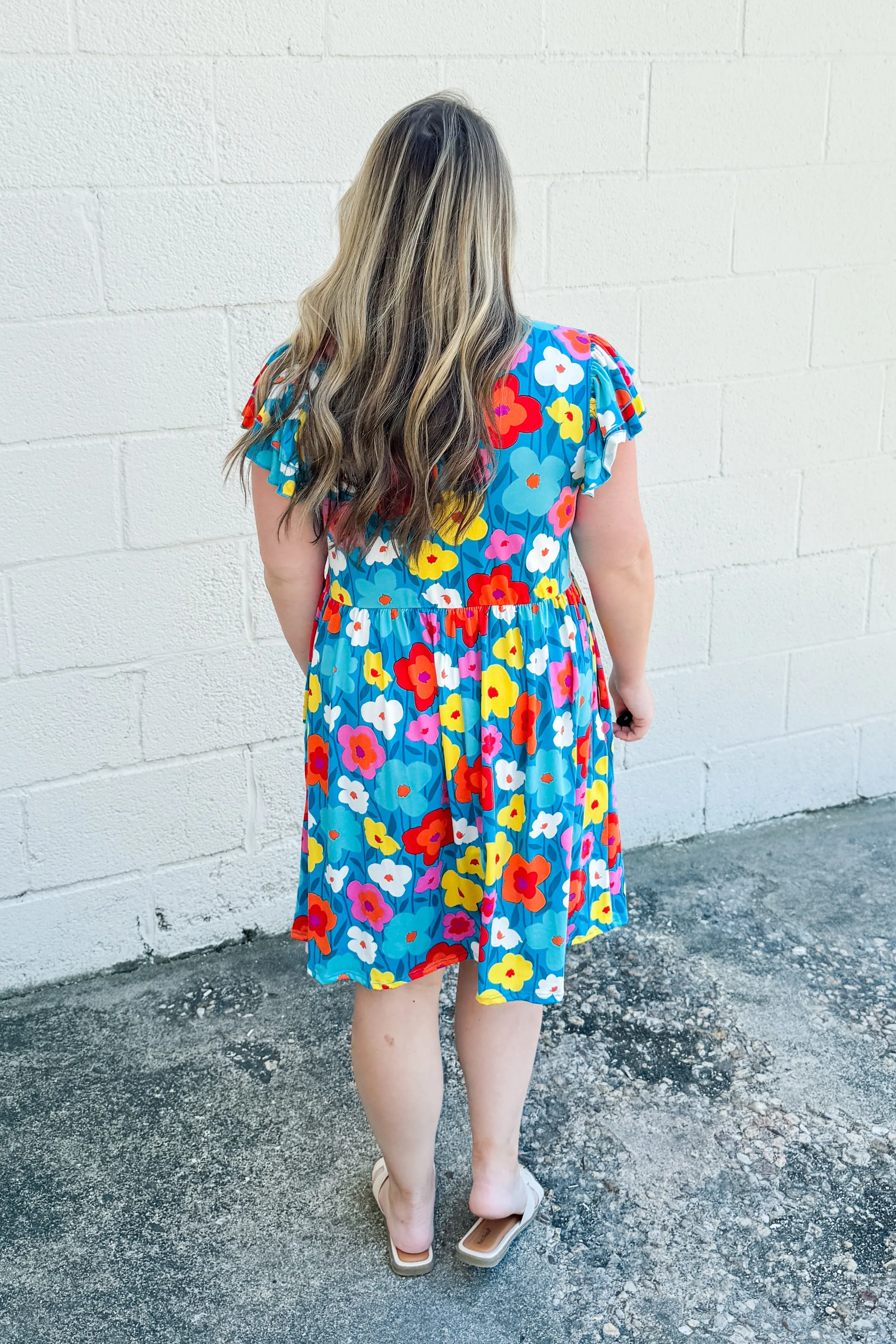 Get The Garden Ready Floral Dress