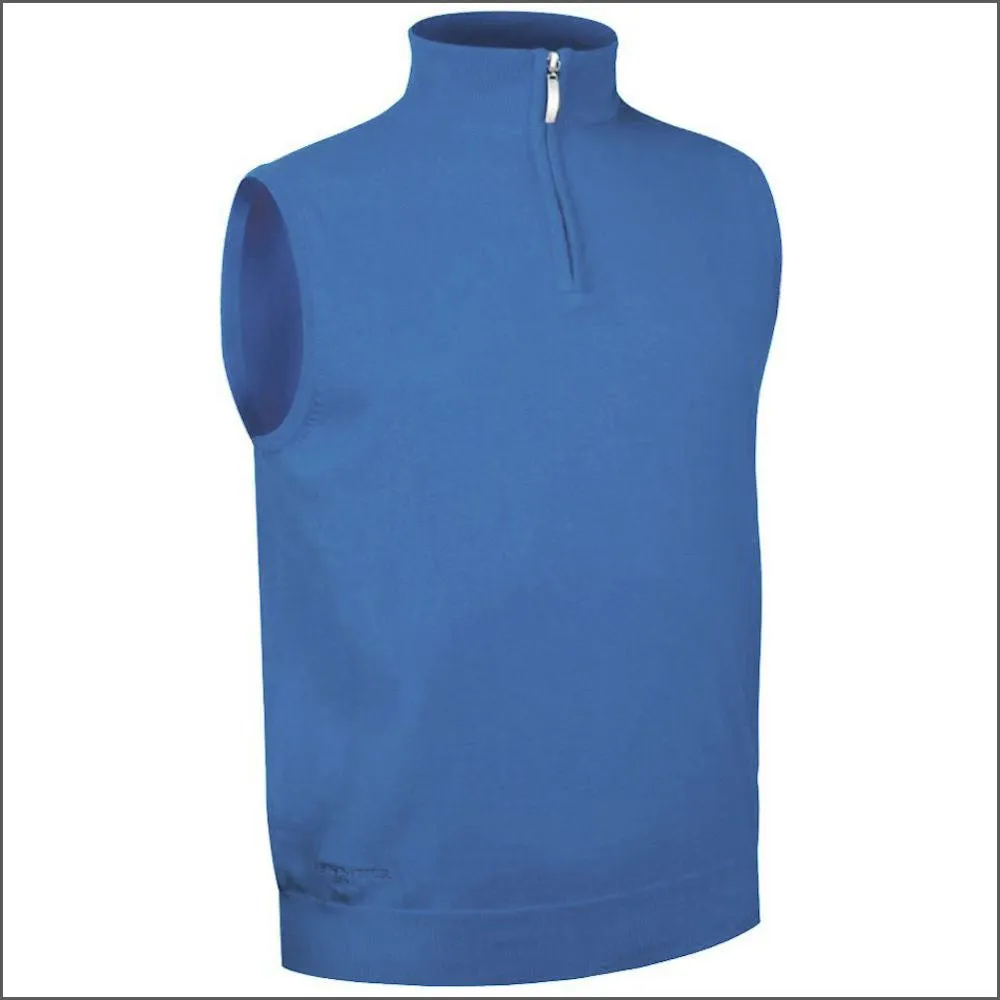 Glenmuir Stanley Lightweight Cotton Zip Neck Slipover>