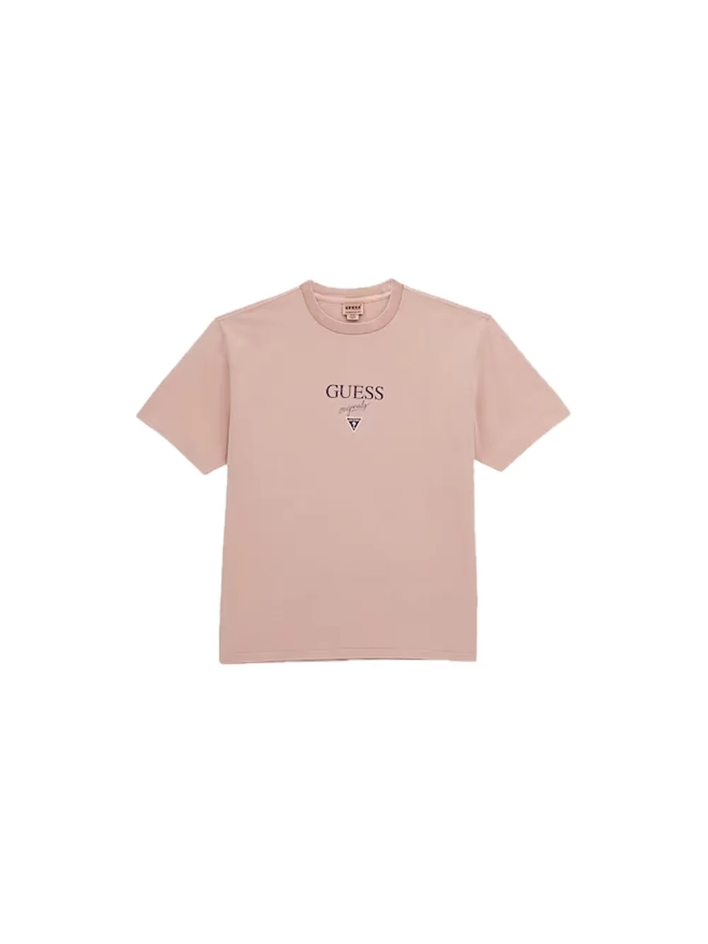 Go Printed Baker Logo Tee - Blush Cotton Multi