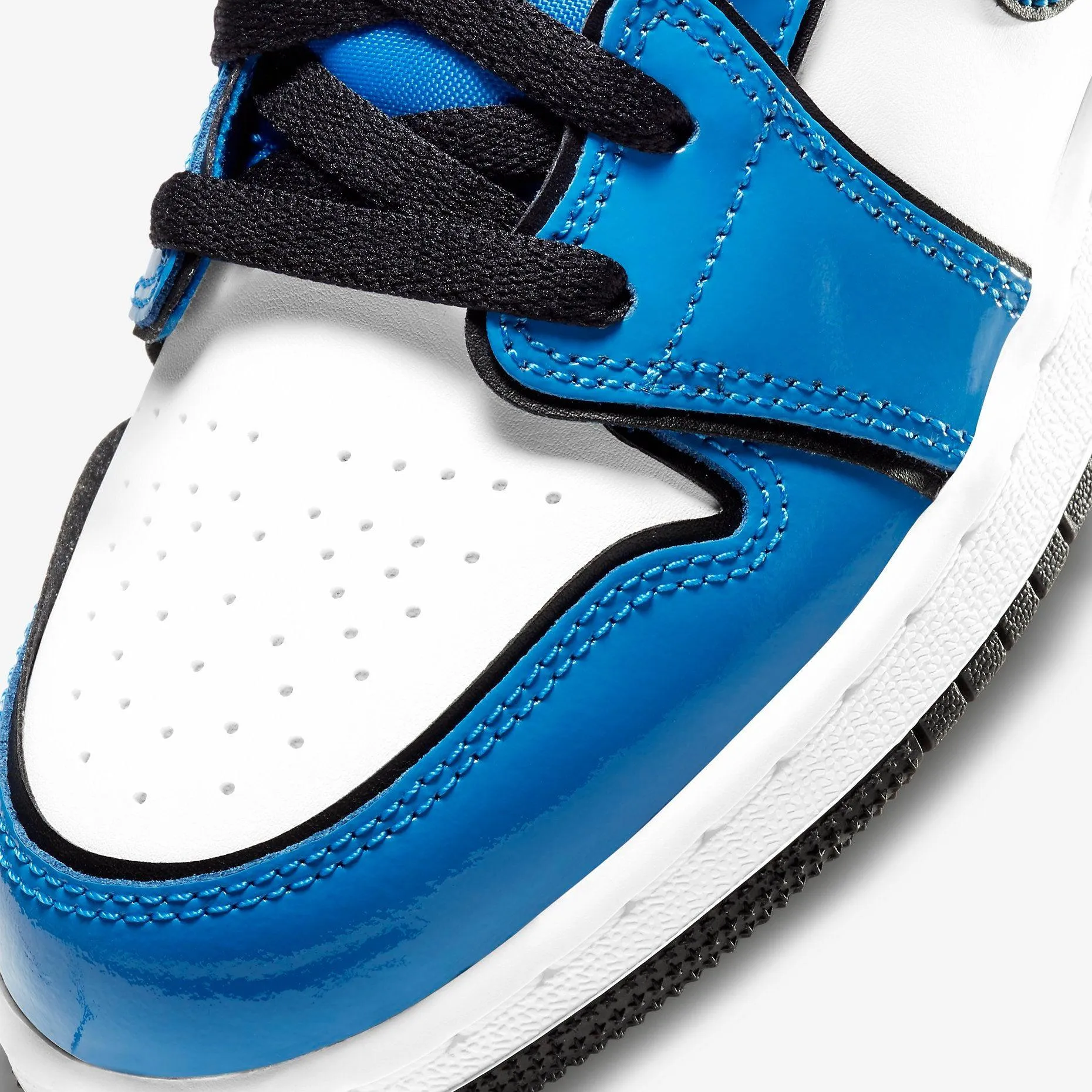 (GS) Air Jordan 1 Mid SE 'Signal Blue' (2021) BQ6931-402