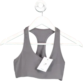 gymshark Grey Cotton Bralette UK S