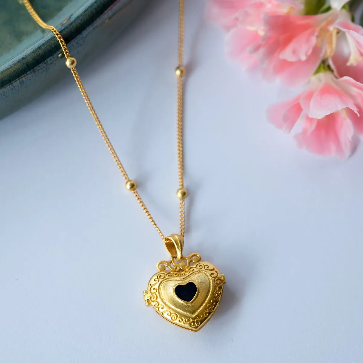 Heart in Heart Photo Locket