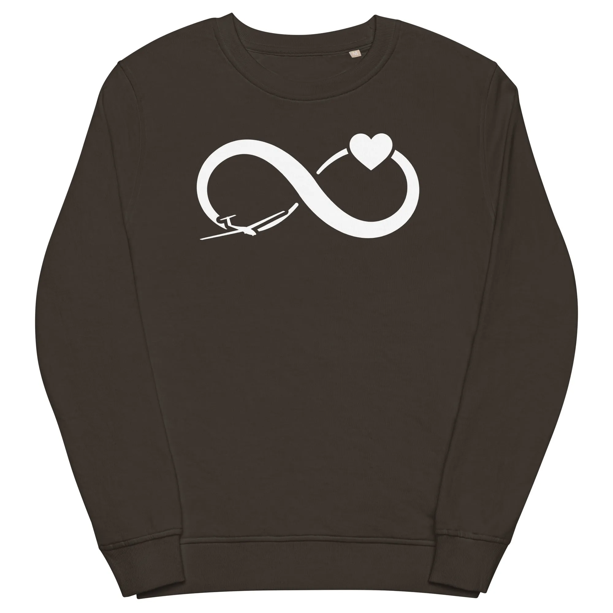 Infinity Heart and Sailplane - Unisex Premium Organic Sweatshirt