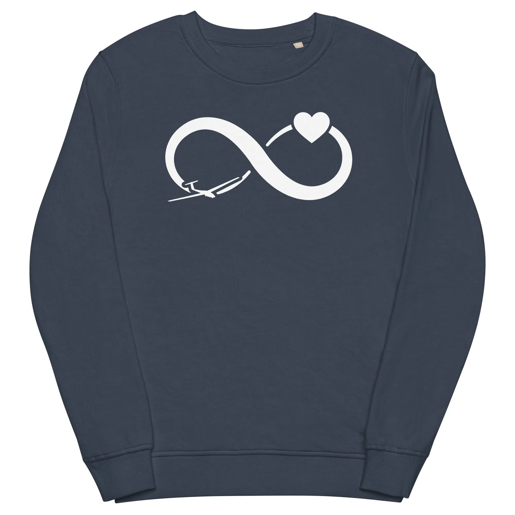 Infinity Heart and Sailplane - Unisex Premium Organic Sweatshirt