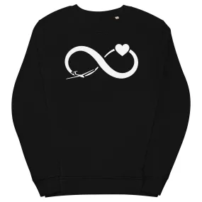 Infinity Heart and Sailplane - Unisex Premium Organic Sweatshirt