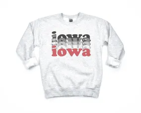 Iowa State Fade Crewneck Sweatshirt or Tee