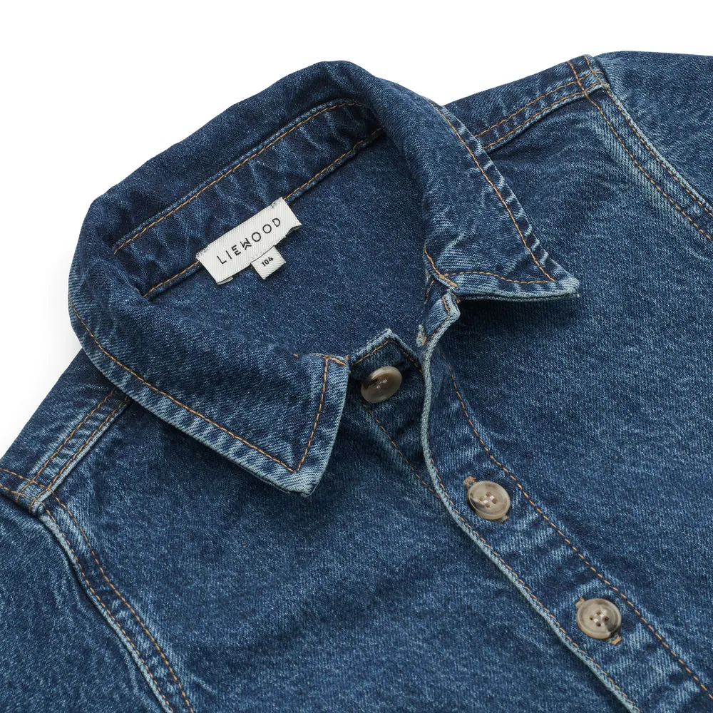 Liewood Rody Denim Shirt - Medium Blue Denim