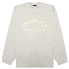 L/S T-Shirt - Light Heather Grey